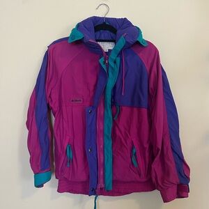 Vintage Columbia Criterion Colorblock Zip-Up Jacket